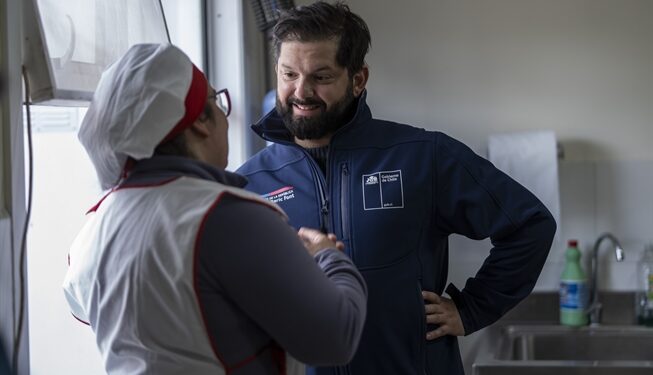 EL PRESIDENTE GABRIEL BORIC COMIENZA SU GIRA POR NUESTRA REGIÓN PALPANDO LA REALIDAD DE LA ZONA MÁS AUSTRAL DE CHILE.