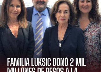 la familia Luksic aporta 2.000 millones a la fundación Teletón