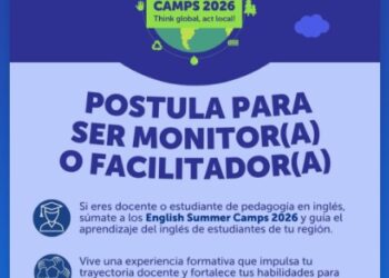 Ministerio de Educación invita a postular como monitor(a) o facilitador(a) para English Summer Camps 2026
