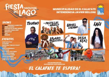El Calafate se prepara para vivir una nueva edición de la Fiesta Nacional del Lago, en el marco del 149° aniversario del Bautismo del Lago Argentino