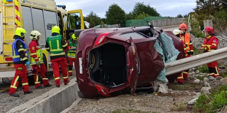 Choque camino al Andino