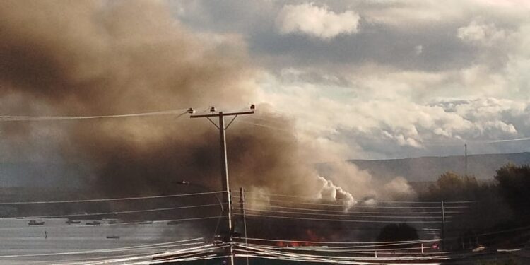 INCENDIO EN EX PESQUERA GALINDO