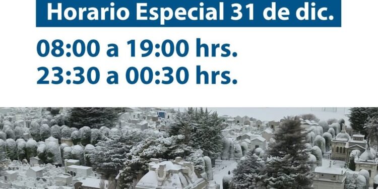 Cementerio Sara Braun  abrirá sus puertas esta noche desde las 23:30 horas.