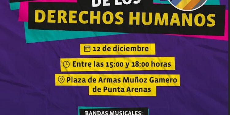 Con feria, servicios y un festival cultural: Magallanes conmemora el Día de los Derechos Humanos este viernes en la Plaza Muñoz Gamero