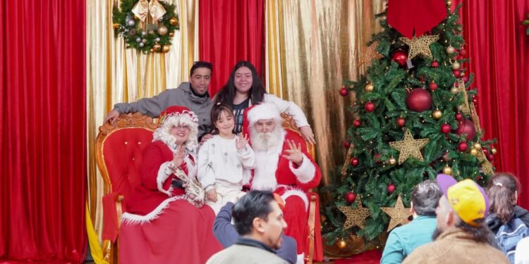 Una hermosa entrega de regalos en Punta Arenas
