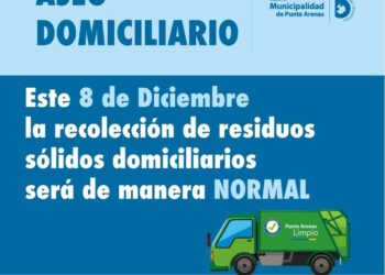 Punta Arenas : RECOLECCIÓN DE RESIDUOS – LUNES 8 DE NOVIEMBRE