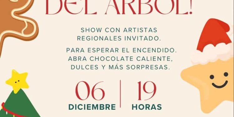 ¡Estás invitado al Encendido del Árbol de Navidad!
