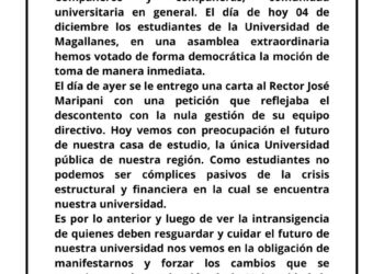 Estudiantes de la UMAG confirman inicio de toma y acusan fallas de seguridad e infraestructura