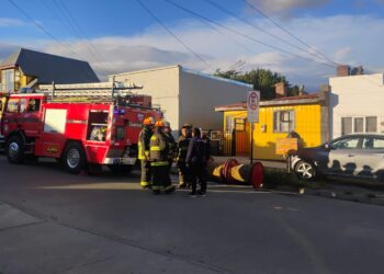 Principio de incendio en quincho moviliza a dos compañías de Bomberos