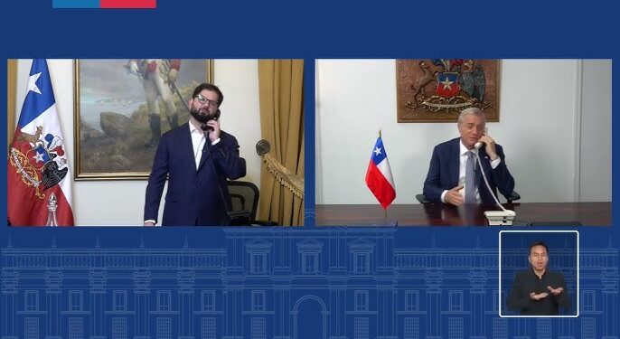 Presidente Gabriel Boric se comunica con José Antonio Kast y coordina inicio del proceso de traspaso de mando