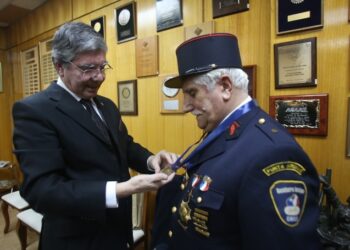 Falleció a los 95 años el bombero más antiguo de Punta Arenas, Arsenio Pérez Villar.