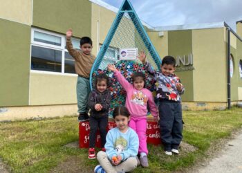 Párvulos de Jardín Infantil “Sueños de Infancia” cuidan el medio ambiente.