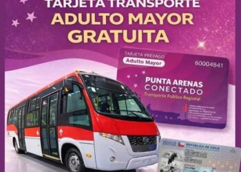 Personas mayores reciben tarjetas del sistema de transporte “Punta Arenas Conectado”