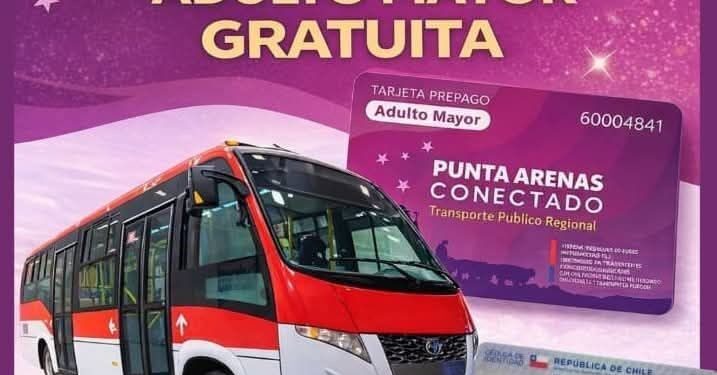 Personas mayores reciben tarjetas del sistema de transporte “Punta Arenas Conectado”