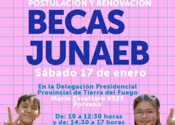 Delegación Presidencial de Tierra del Fuego realizará atención especial para postulación y renovación de Becas JUNAEB