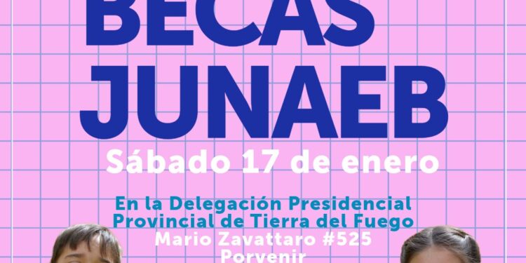 Delegación Presidencial de Tierra del Fuego realizará atención especial para postulación y renovación de Becas JUNAEB