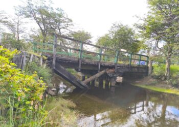 CONAF prohíbe a vehículos cruzar puente de Reserva Nacional Laguna Parrillar, por falla en la estructura.