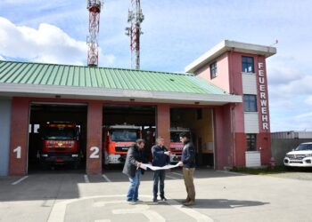 Inician obras de mejoramiento del cuartel de la Tercera Compañía de Bomberos de Punta Arenas