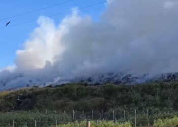 Municipio de Puerto Natales denuncia presunta intencionalidad en incendio del vertedero y Carabineros inicia investigación
