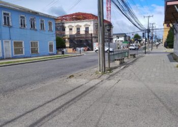 Avance en la estructura de cubierta del nuevo Centro Cultural y de Archivo regional.