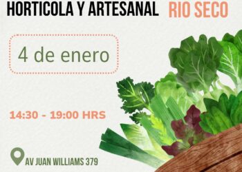 Feria Dominical Hortícola y Artesanal se realizará este 4 de enero en Río Seco
