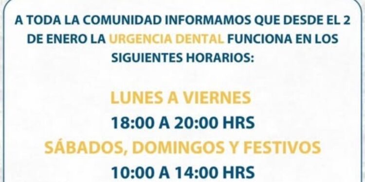 Municipalidad de Punta Arenas informa nuevos horarios de atención para urgencia dental