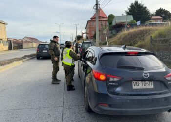 Carabineros reforzó la seguridad en Punta Arenas con ronda extraordinaria de controles preventivos
