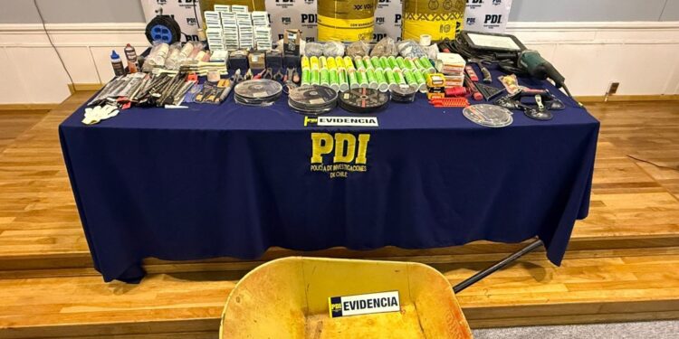 PDI recupera herramientas robadas desde obra en construcción y detiene a un sujeto por receptación en Punta Arenas
