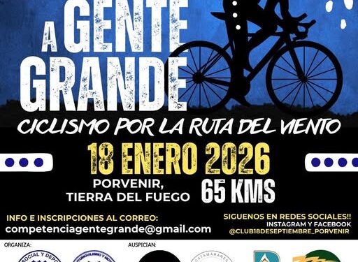 La próxima semana se corre la segunda versión de la “Vuelta a gente Grande” en Porvenir.