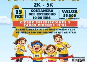 Corrida Familiar “Píntate de Dorado” este domingo en el día del Cáncer Infantil .Generará cortes de tránsito en la Costanera
