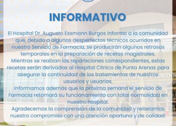 Hospital de Puerto Natales informa retrasos temporales en la preparación de recetas magistrales