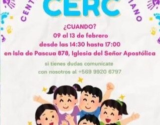 Centro Recreativo Cristiano (CERC) invita a niños de Punta Arenas a vivir 5 días de valores y recreación.