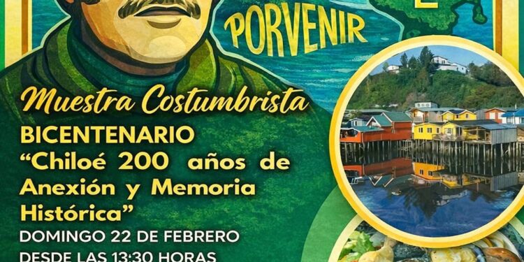Centro Hijos de Chiloé de Porvenir rinde homenaje al Bicentenario con gran muestra gastronómica y cultural.
