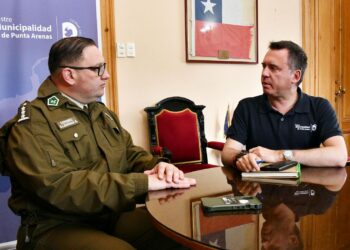 Alcalde Radonich y Carabineros coordinan nuevas medidas de seguridad para Punta Arenas