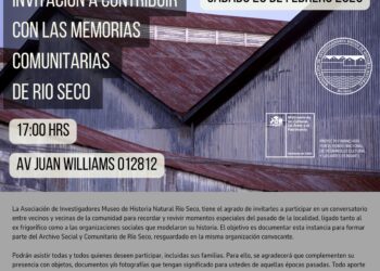 Invitan a la comunidad a reconstruir la memoria histórica de Río Seco en conversatorio abierto