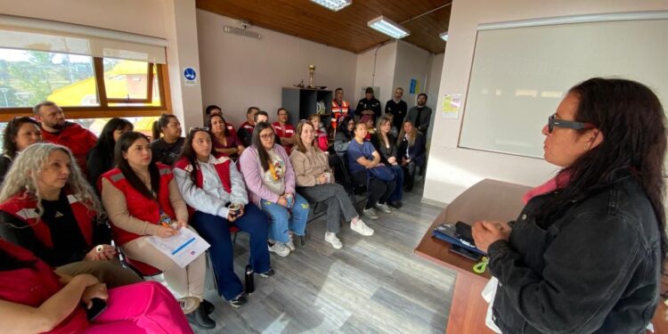 Capacitan a equipos del Centro de Cumplimiento Juvenil de Magallanes en prevención del consumo de drogas y alcohol