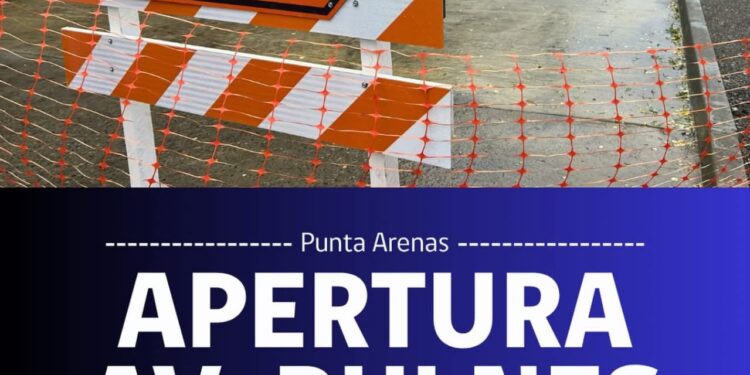 Habilitan tramo de Avenida Bulnes en Punta Arenas y anuncian continuidad de obras