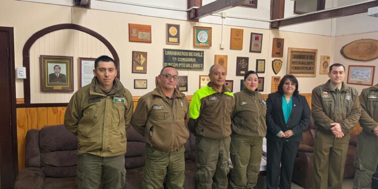 Fiscalía y Carabineros fortalecen coordinación interinstitucional en Puerto Williams