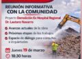FLESAN convoca a vecinos del Barrio Prat a reunión informativa por demolición del ex Hospital Regional