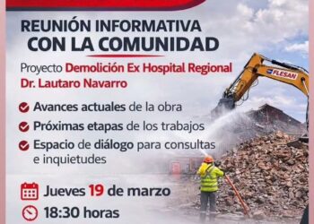FLESAN convoca a vecinos del Barrio Prat a reunión informativa por demolición del ex Hospital Regional