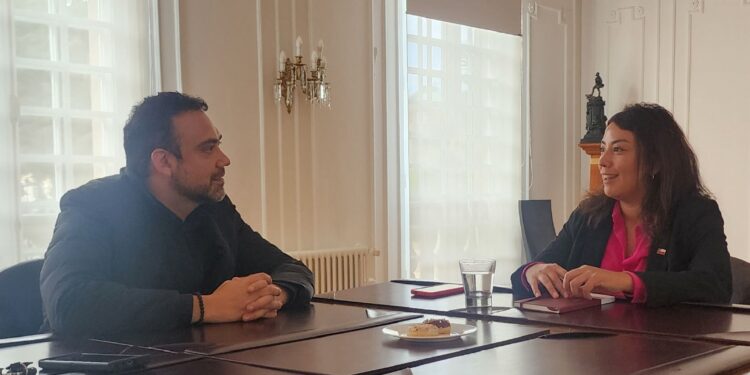 Senador Karim Bianchi plantea a delegada presidencial agenda con foco en salud, transporte y seguridad para Magallanes