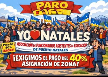 Caravana y paro de asistentes de la educación suman nuevas adhesiones y podrían movilizar a 800 trabajadores en Punta Arenas