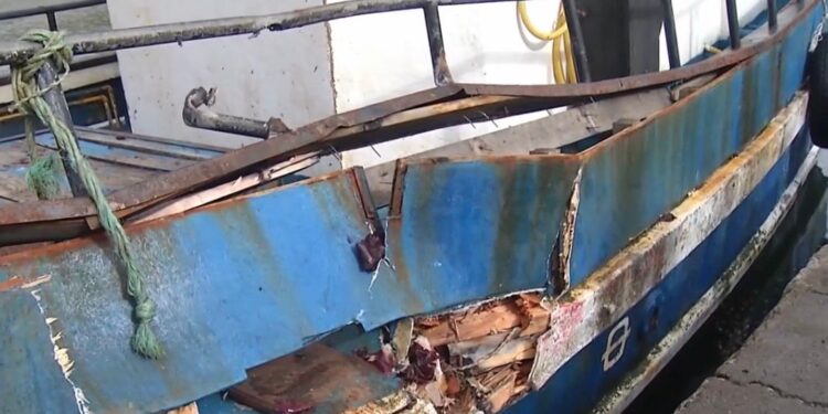«Nos salvamos de milagro”, violento choque entre barcaza y lancha en Punta Arenas remece a pescadores de Barranco Amarillo