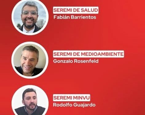 Gobierno oficializa nuevos seremis en Magallanes para Salud, Medio Ambiente y Vivienda