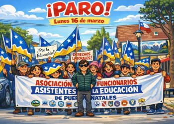 Asistentes de la educación de Puerto Natales anuncian paro para exigir pago del 40% de asignación de zona