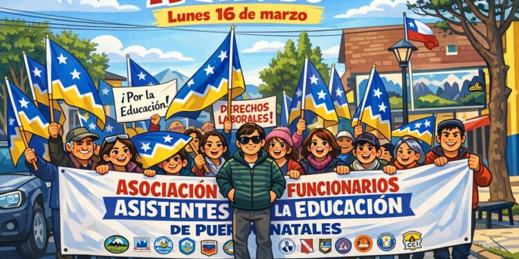 Asistentes de la educación de Puerto Natales anuncian paro para exigir pago del 40% de asignación de zona