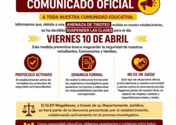Suspenden clases por amenaza de tiroteo en establecimiento educacional