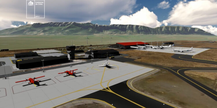 Municipalidad de Natales inicia gestiones para asegurar el cumplimiento de las inversiones en el aeródromo.