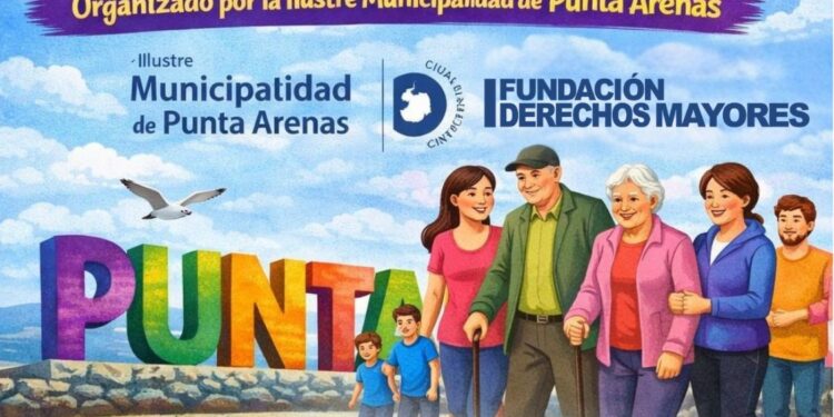 Invitan a caminata por el buen trato a personas mayores en Punta Arenas