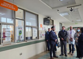Inédita visita inspectiva al Hospital de Puerto Natales, realizaron,SEREMI de Seguridad Pública, y la directora del Servicio de Salud Magallanes.